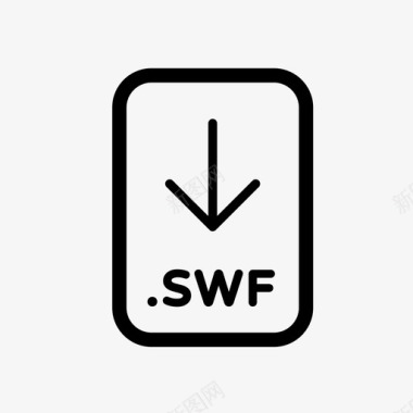 swf文件文件扩展名文件格式图标图标