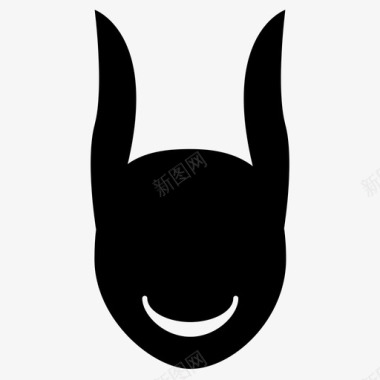 驴子笑脸书图标图标