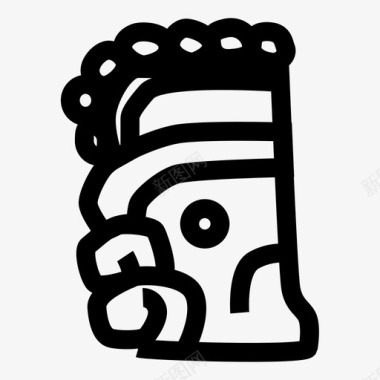 玛雅神玛雅文化玛雅符号图标图标