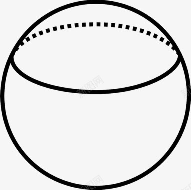 球形盖三维球体图标图标