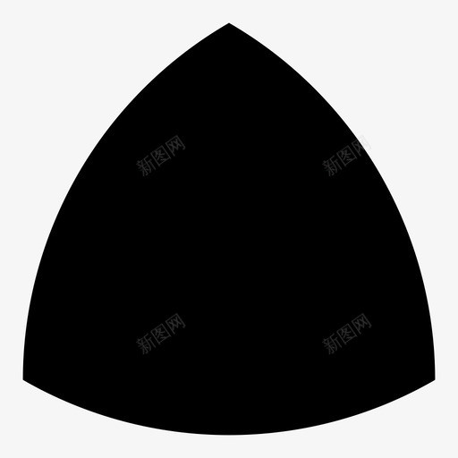 鲁勒三角三面形状图标svg_新图网 https://ixintu.com 三面 几何学 多边形 形状 物体 鲁勒三角