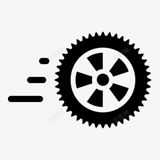 速度缩放方向盘图标svg_新图网 https://ixintu.com speedster 变焦 快速 方向盘 移动 缩放 行驶 超速车轮 轮胎 速度