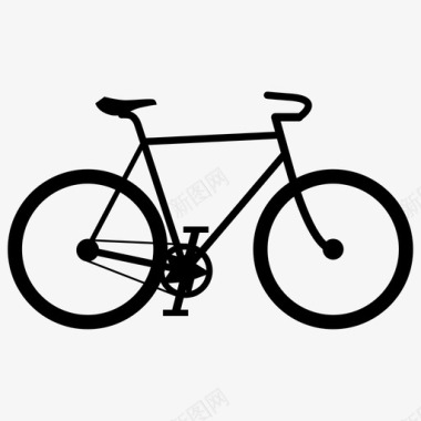 自行车自行车骑手自行车手图标图标