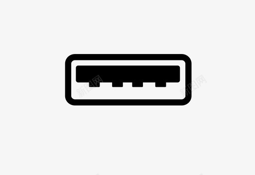 usb端口技术插头图标svg_新图网 https://ixintu.com usb端口 技术 插头 电子设备 端口和连接器 连接器