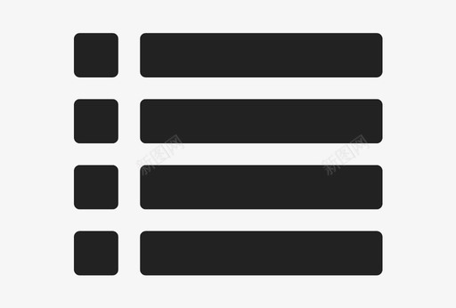 列表列图标svg_新图网 https://ixintu.com 列表列