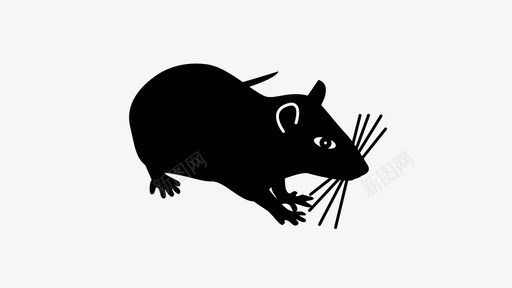 老鼠害虫啮齿动物图标svg_新图网 https://ixintu.com 动物 啮齿动物 害虫 老鼠