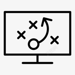 icon计划监控normal数字策略社交媒体屏幕图标高清图片