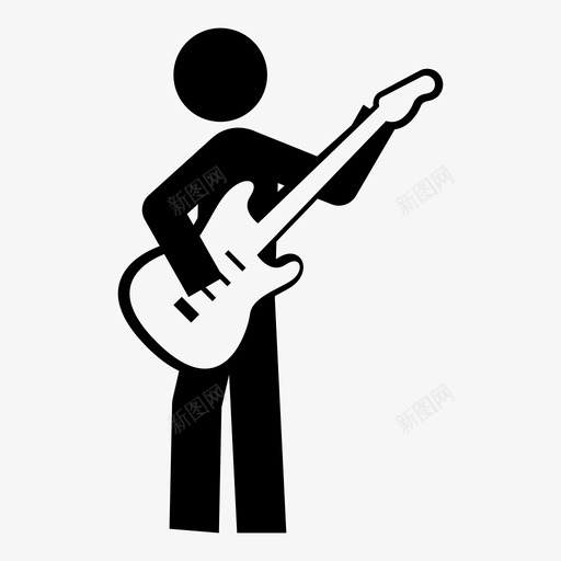 吉他手歇斯底里拆除图标svg_新图网 https://ixintu.com 乐队 吉他手 拆除 摇滚乐 暴力 歇斯底里 歌唱 歌手 现代摇滚 男人 表演者 黑人