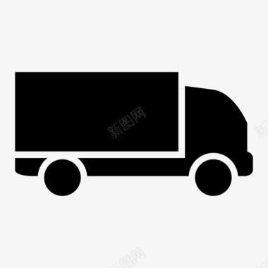 卡车运输贸易图标图标