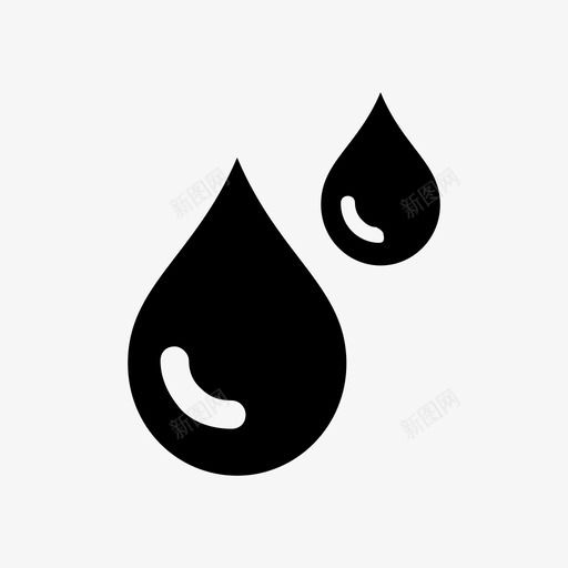 水滴雨液体图标svg_新图网 https://ixintu.com 图标v1字形集 墨水 水 水滴 液体 生命 雨