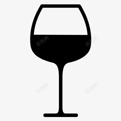 葡萄酒杯葡萄酒简单图标svg_新图网 https://ixintu.com 晚餐 梅洛 玻璃杯 简单 红酒 葡萄酒 葡萄酒杯 饮用
