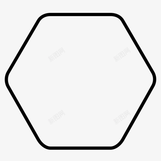 标签徽章六边形图标svg_新图网 https://ixintu.com 六边形 多边形 形状 徽标 徽章 标签 贴纸