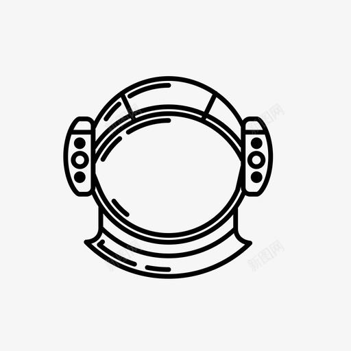 太空头盔宇航员美国宇航局图标svg_新图网 https://ixintu.com 外太空 太空头盔 太空服 宇航员 美国宇航局