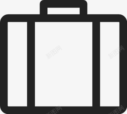 公文包假期手提箱图标图标