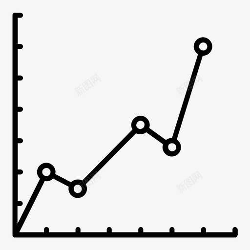 图表统计销售图标svg_新图网 https://ixintu.com 信息图 分析 图表 增加 数据 线图 统计 销售