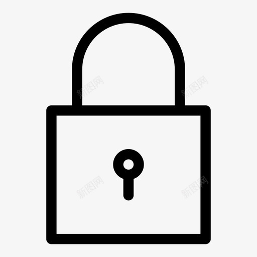 上锁挂锁隐私图标svg_新图网 https://ixintu.com 上锁 安全 挂锁 私人 隐私