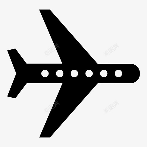 飞机旅行旅行者图标svg_新图网 https://ixintu.com 大型喷气式飞机 旅行 旅行者 运输 飞机 飞行