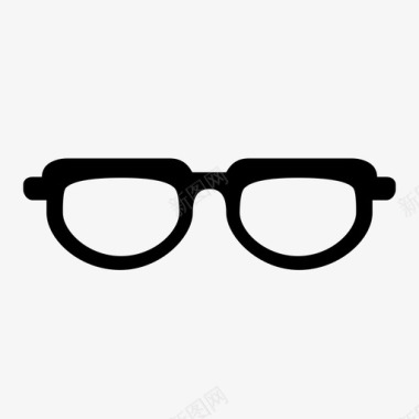 眼镜视野视力图标图标