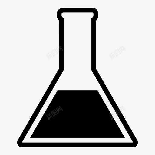 烧杯试管科学图标svg_新图网 https://ixintu.com 化学 灯泡 烧杯 烧瓶 瓶子 科学 试管