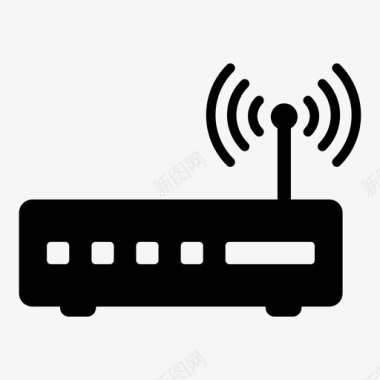 wifi路由器收音机信号图标图标