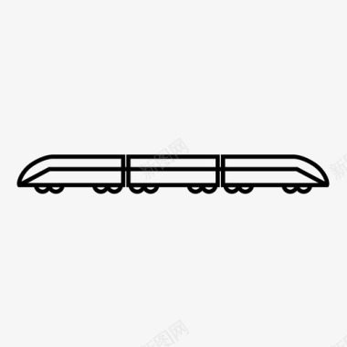 火车法国高铁图标图标
