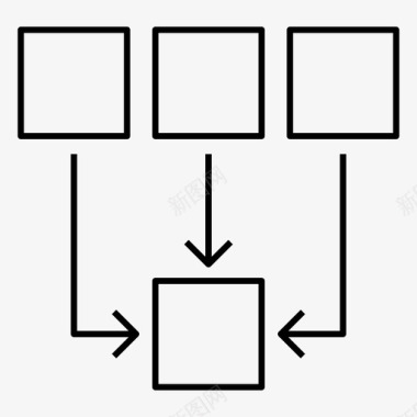 组织结构图工作职业图标图标