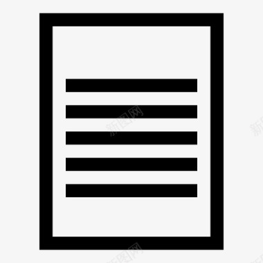 文档文本简单图标图标