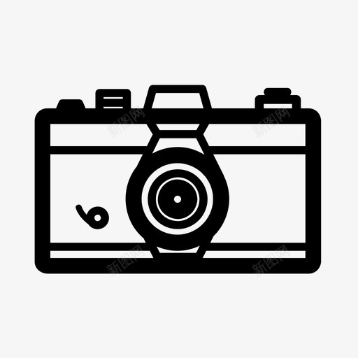 相机定点拍摄图标svg_新图网 https://ixintu.com 图片 定点拍摄 摄影 照片 相机 老学校 胶卷相机