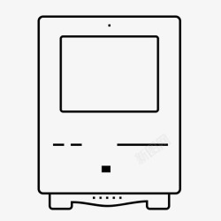 Macintosh计算机macintosh color classic技术复古图标高清图片