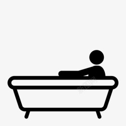男家席卡台洗澡男家图标高清图片