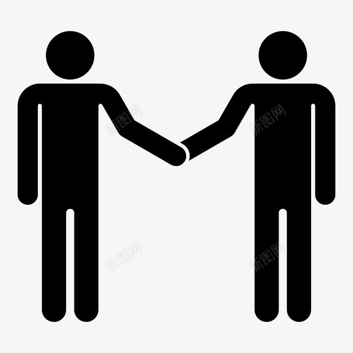 握手会面男图标svg_新图网 https://ixintu.com 他 伙计 会面 握手 杰克 男 男人变奏曲 问候