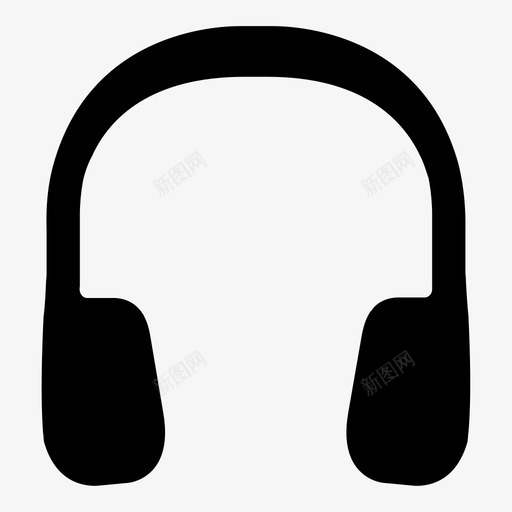 耳机头戴式耳机音乐图标svg_新图网 https://ixintu.com 个人立体声 声音 头戴式耳机 电话接口 立体声接口 立体声输入 耳机 音乐