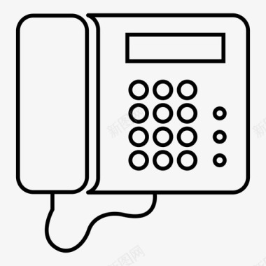 电话复古旧图标图标
