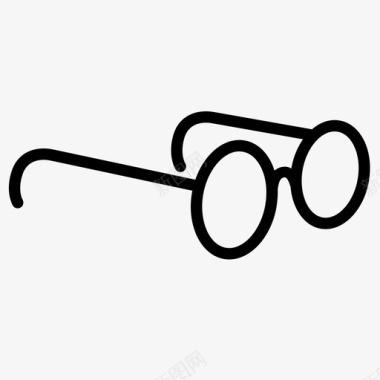 眼镜镜框光学图标图标