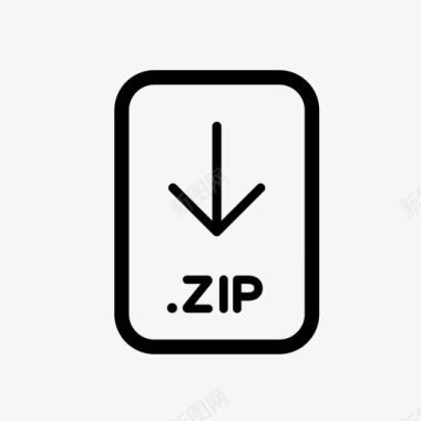 zip文件文件扩展名文件格式图标图标