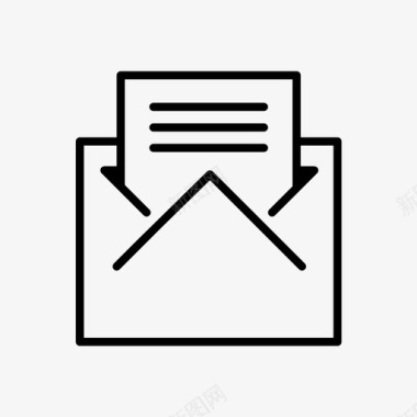 电子邮件邮政邮资图标图标