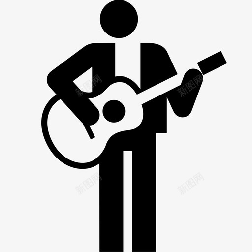音乐家表演者人图标svg_新图网 https://ixintu.com 人 摇滚 歌唱 歌手 流行 演奏 灵魂 玩家 节奏 表演者 音乐家