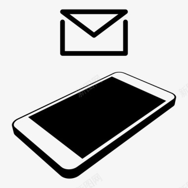 智能手机邮件技术智能手机电子邮件图标图标