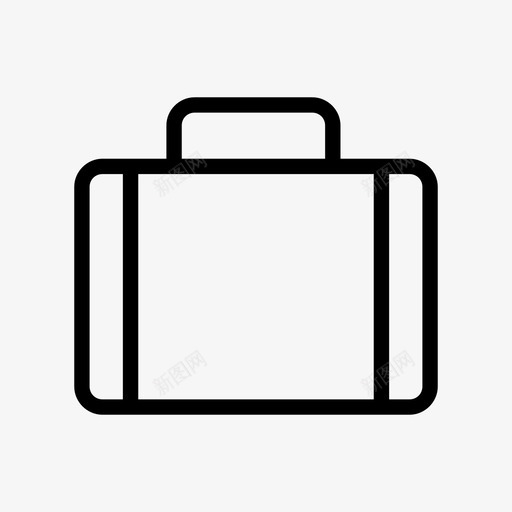 行李箱使用界面ui图标svg_新图网 https://ixintu.com ui线条图标 ui设计 使用界面设计 旅行 旅行者 极简主义图标 用户体验 简单图标 行李箱