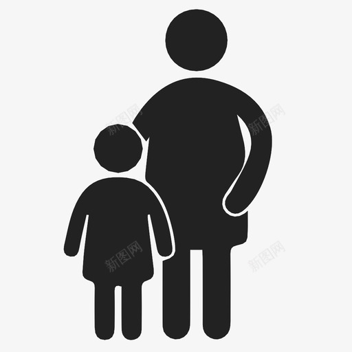 家庭儿子抚养图标svg_新图网 https://ixintu.com 儿子 养育 喂养 女儿 家庭 寄养 思想 抚养 母亲 照顾 父亲