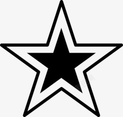 北极星恒星符号空间图标高清图片