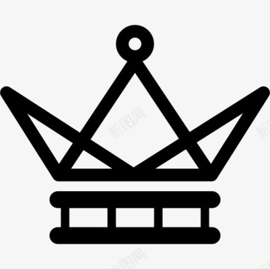 东方皇冠形状皇冠图标图标