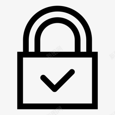 锁隐私私人图标图标
