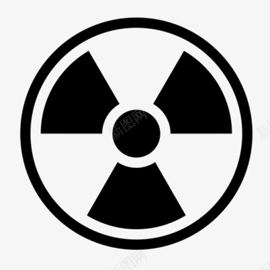 核标志反应堆图标图标