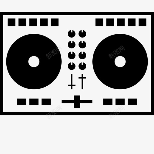 转盘乙烯基唱机图标svg_新图网 https://ixintu.com DJ 乐器 乙烯基 唱机 嘻哈 混音 转盘 音乐