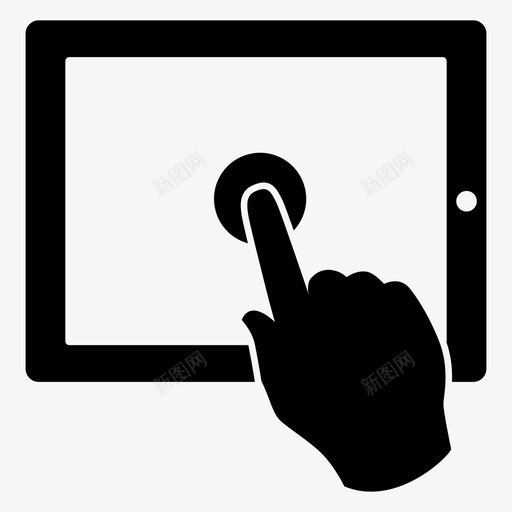 平板电脑手势手图标svg_新图网 https://ixintu.com ipad 人机界面 平板电脑 手 手势 用户界面 目标 触摸 轻触