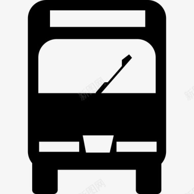 公交前视交通科技图标图标