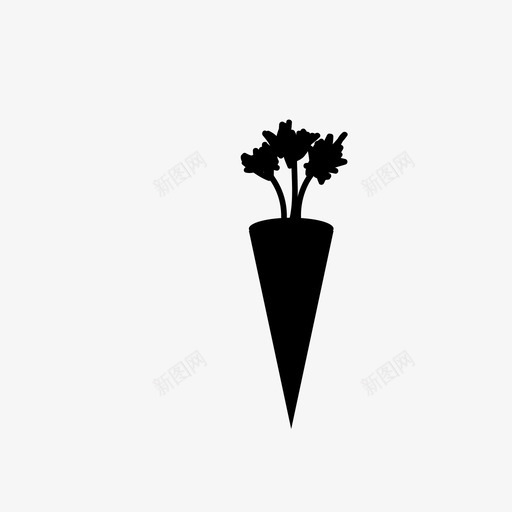 胡萝卜蔬菜零食图标svg_新图网 https://ixintu.com 健康 胡萝卜 花园 营养 蔬菜 配料 零食 食物