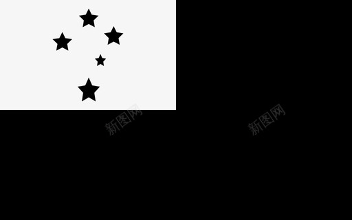 萨摩亚国旗国家星星图标图标