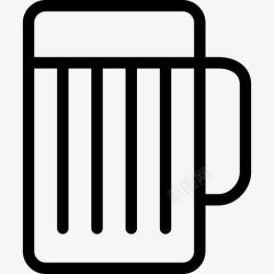 酒杯形啤酒杯形状品脱杯图标高清图片